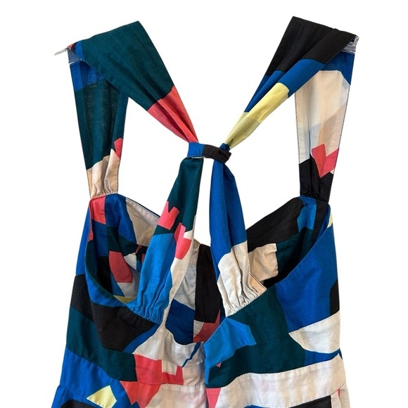 French Connection Blue Halter Like Sundress Casual Fun Size 0 - Picture 3 of 6